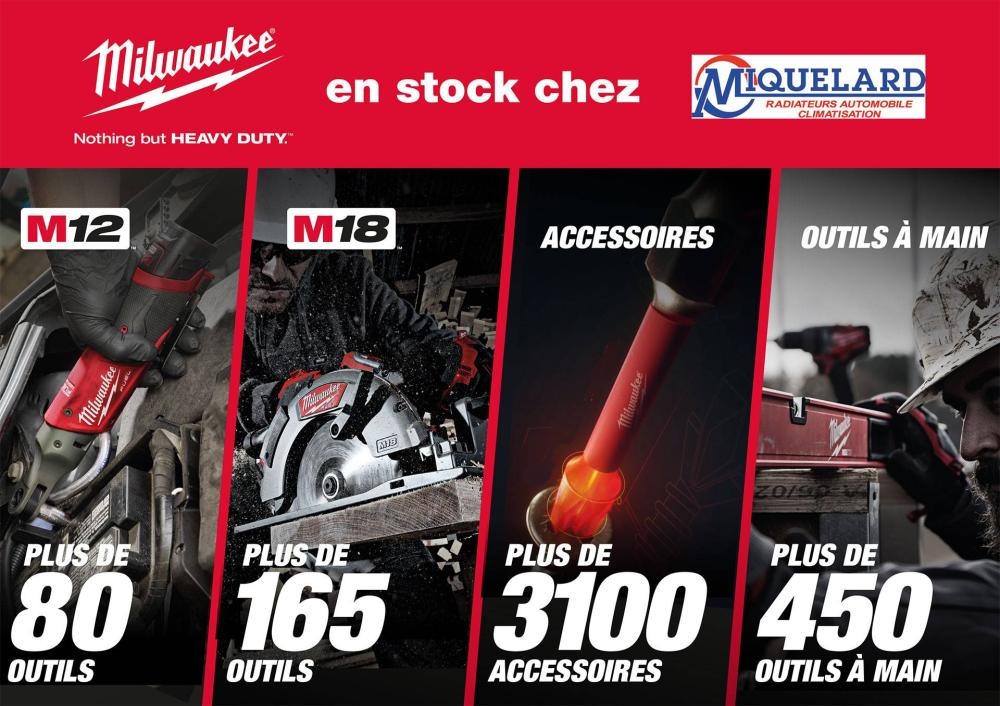 quipements milwaukee